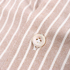 Eleventy Striped Shirt in Beige, Size 40 IT