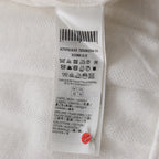 Eleventy Striped Zip-Up Sweatshirt in White, Size M