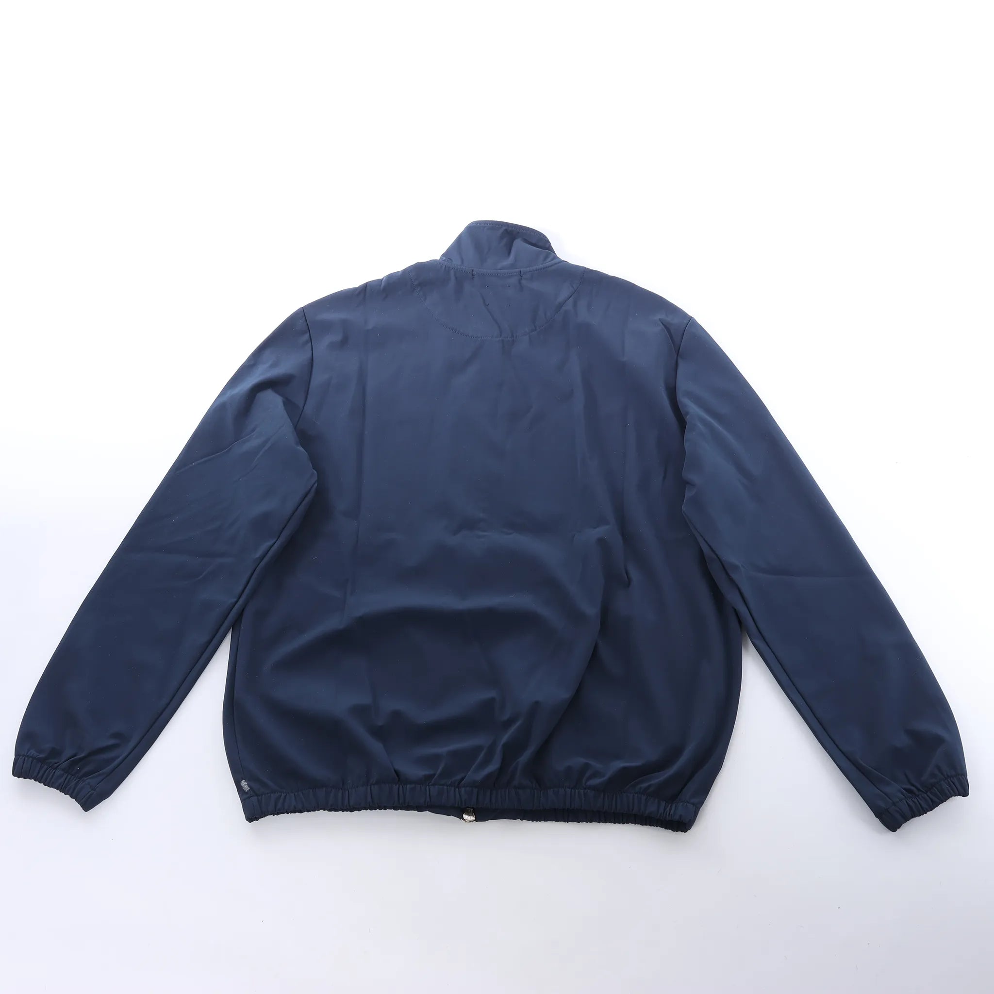 Eleventy Technical Bomber Jacket in Navy Blue, Size M