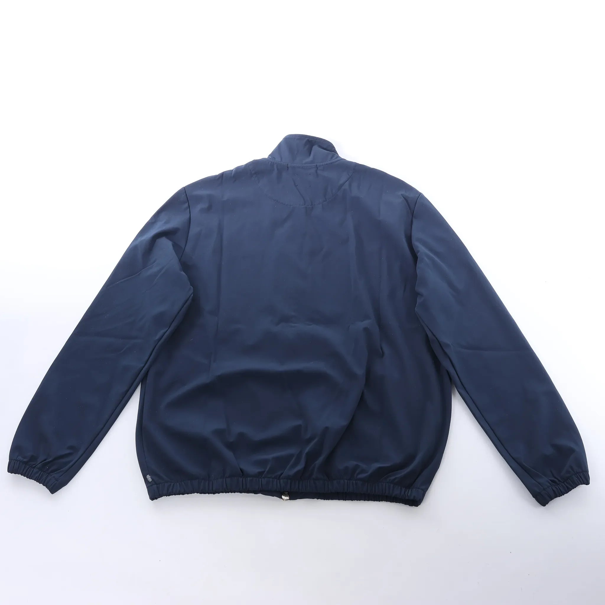 Eleventy Technical Bomber Jacket in Navy Blue, Size M