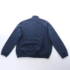 Eleventy Technical Bomber Jacket in Navy Blue, Size M