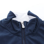 Eleventy Technical Bomber Jacket in Navy Blue, Size M