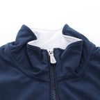 Eleventy Technical Bomber Jacket in Navy Blue, Size M
