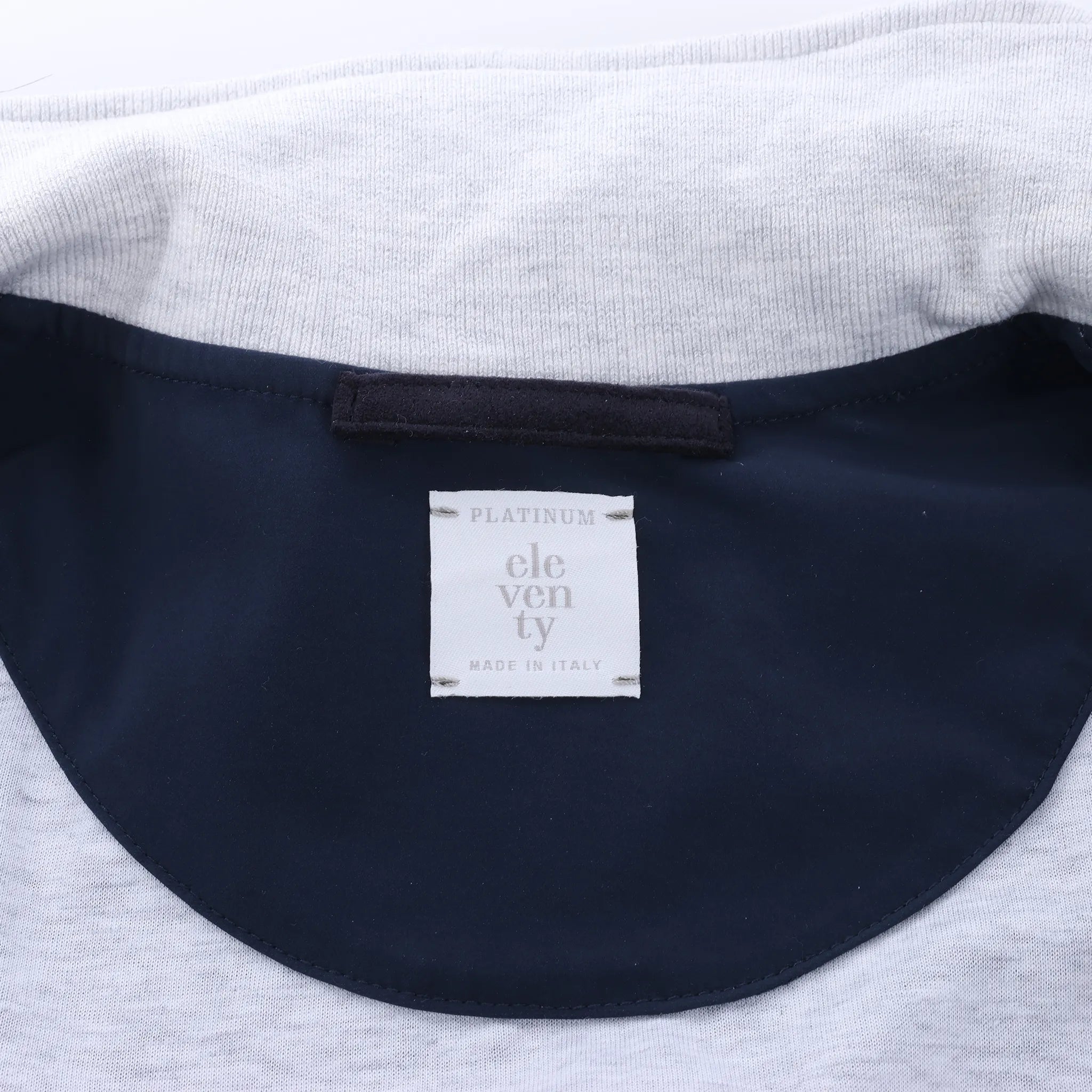 Eleventy Technical Bomber Jacket in Navy Blue, Size M