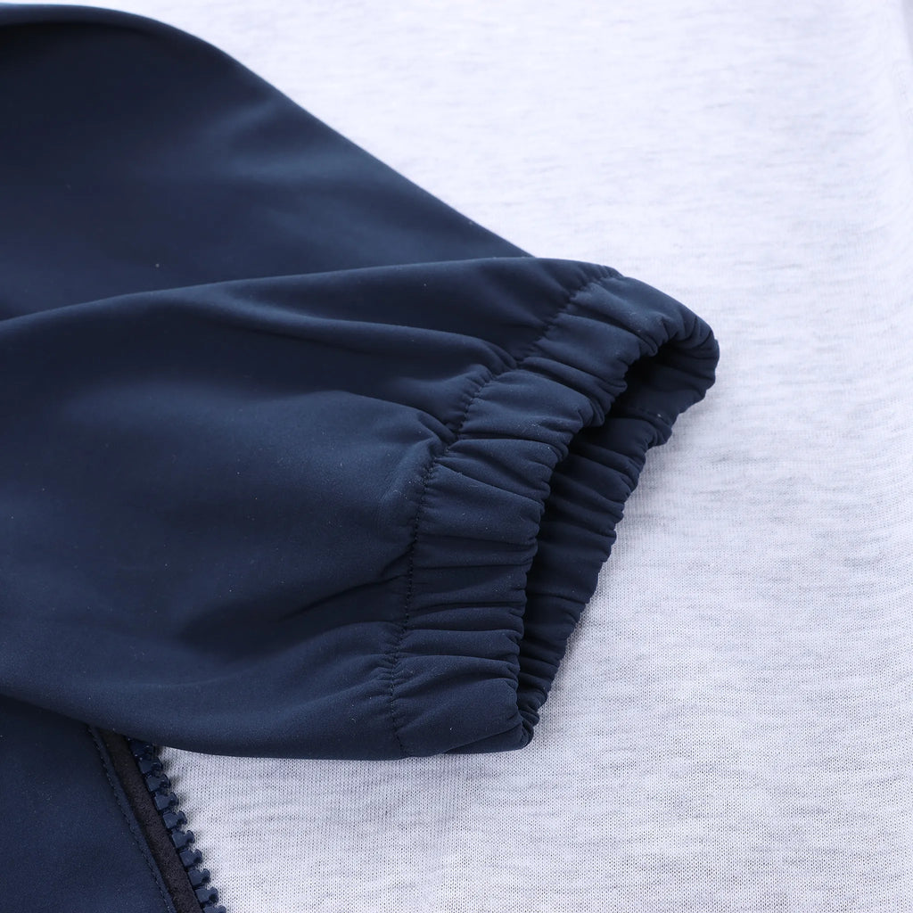 Eleventy Technical Bomber Jacket in Navy Blue, Size M