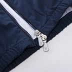 Eleventy Technical Bomber Jacket in Navy Blue, Size M
