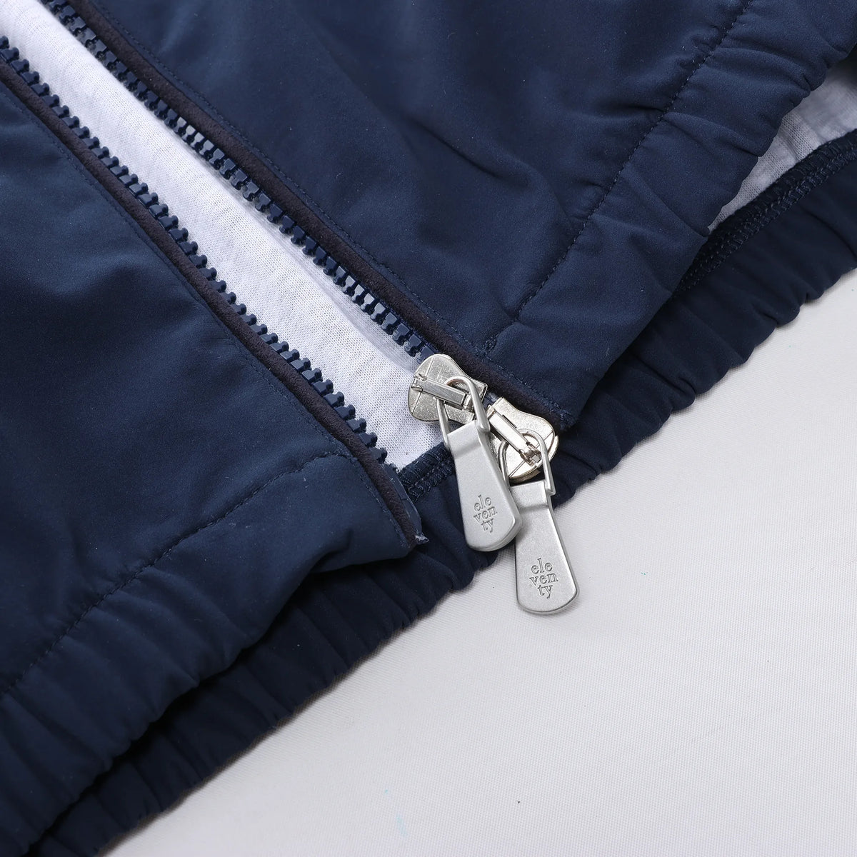 Eleventy Technical Bomber Jacket in Navy Blue, Size M
