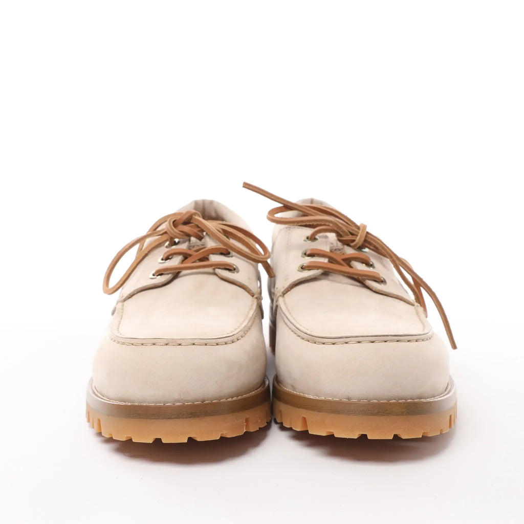 Zapatos Eleventy de piel con cordones y suela Vibram en beige, talla 41 EU