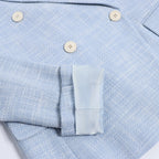 Eleventy Wool Blazer in Blue, Size 40 IT