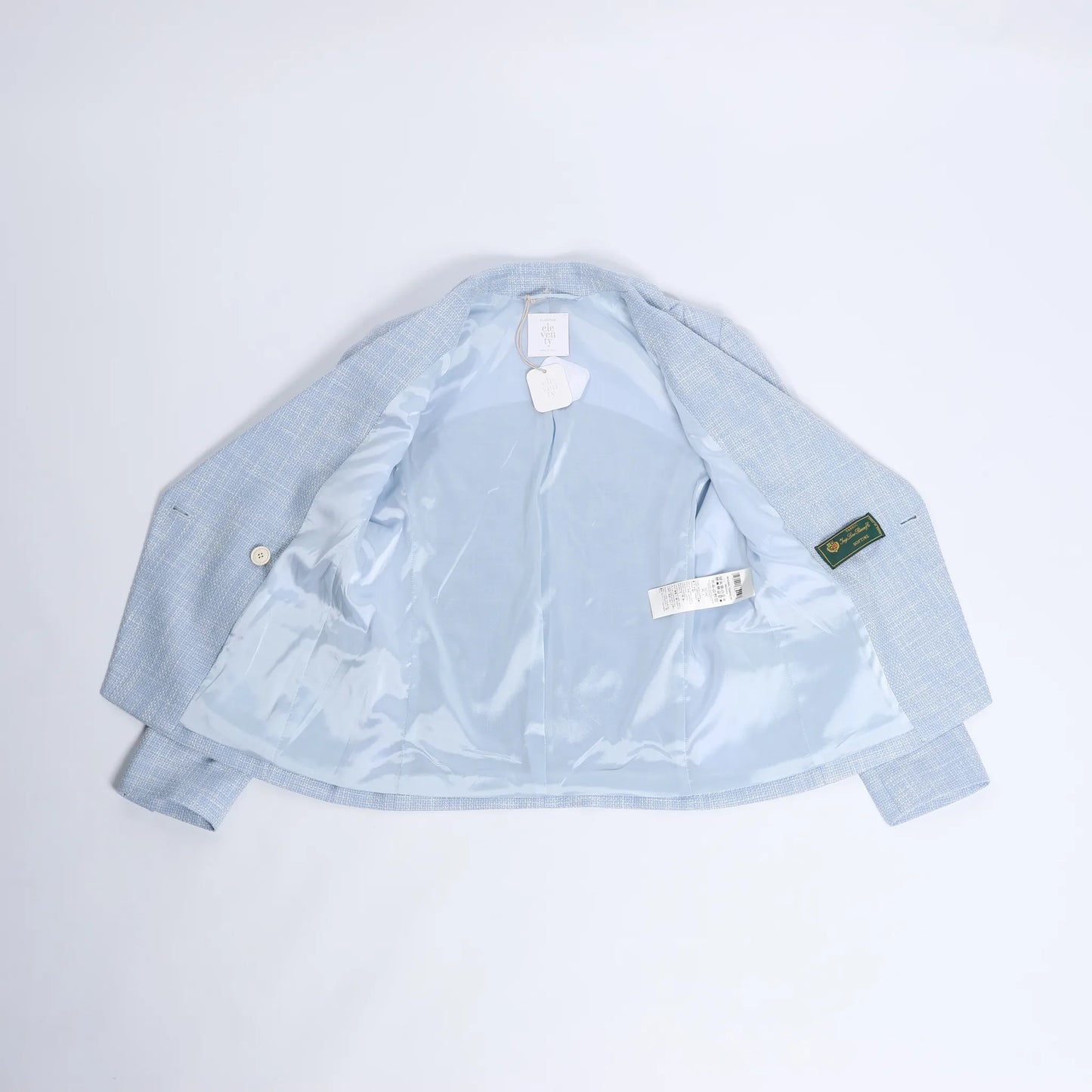 Eleventy Wool Blazer in Blue, Size 40 IT