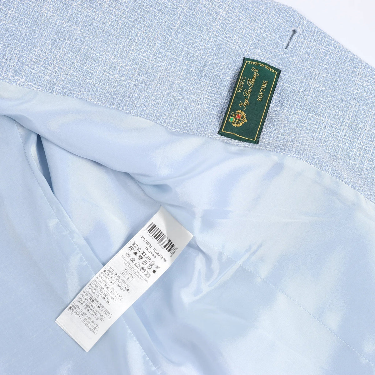 Eleventy Wool Blazer in Blue, Size 40 IT