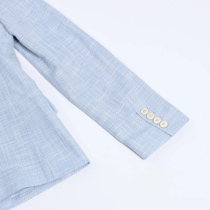 Eleventy Wool Blazer in Blue, Size 40 IT