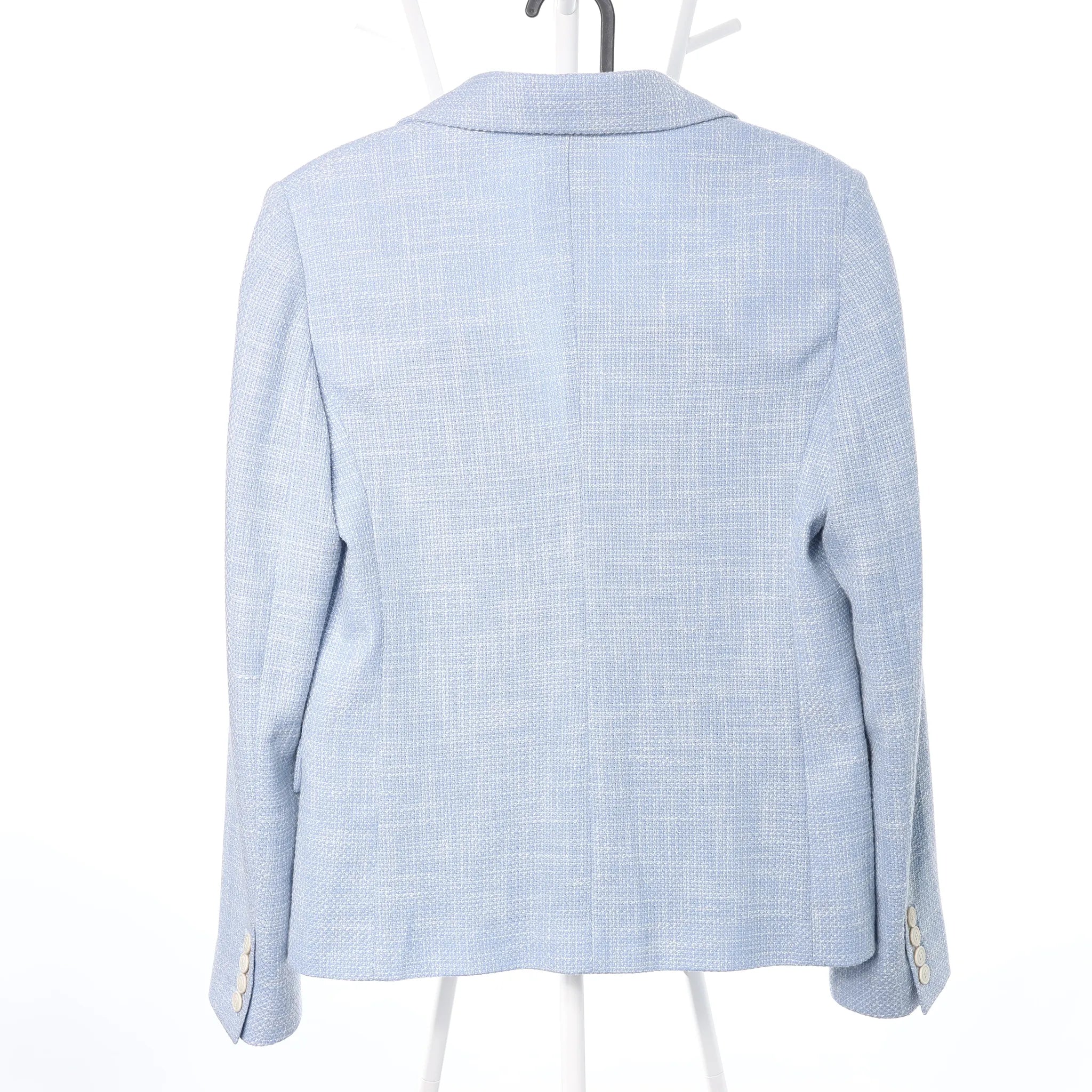 Eleventy Wool Blazer in Blue, Size 40 IT