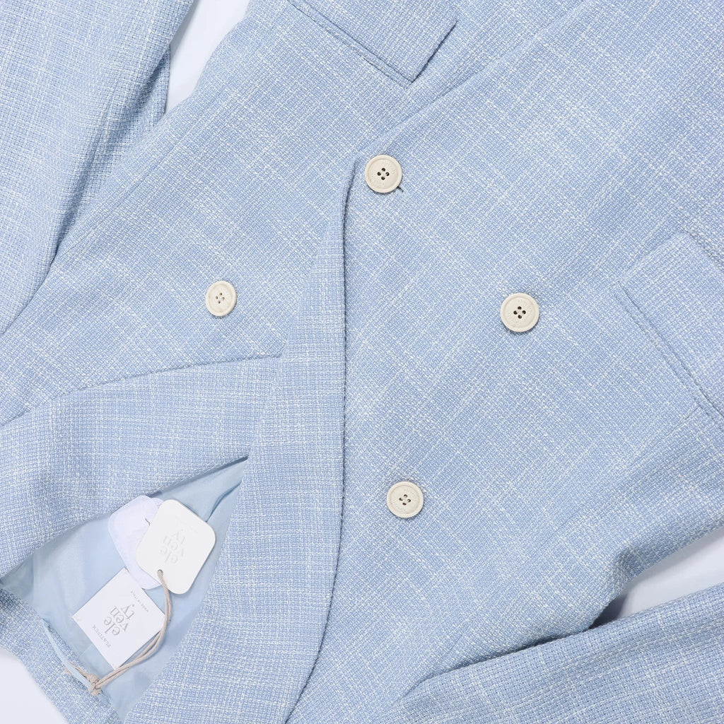 Eleventy Wool Blazer in Blue, Size 40 IT