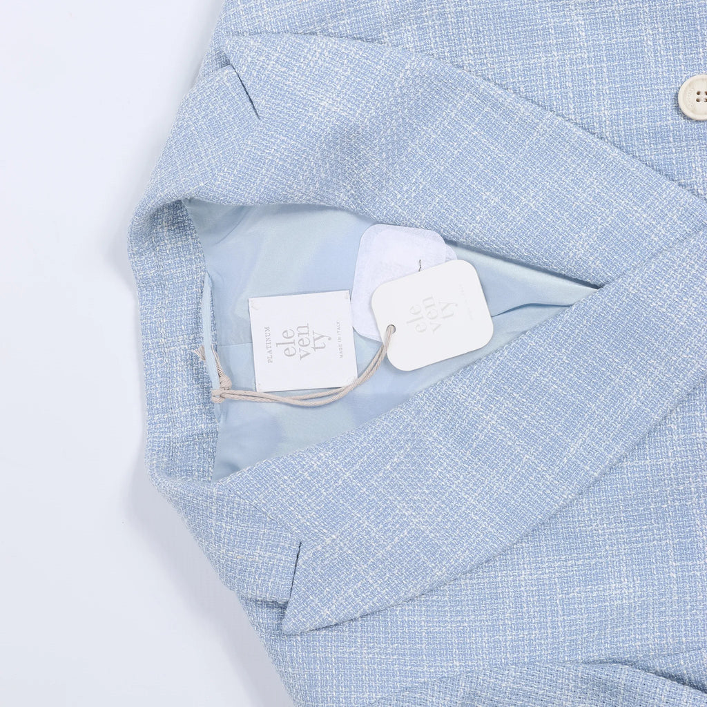 Eleventy Wool Blazer in Blue, Size 40 IT