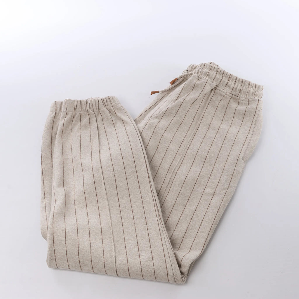 Eleventy Wool Trousers in Beige, Size M