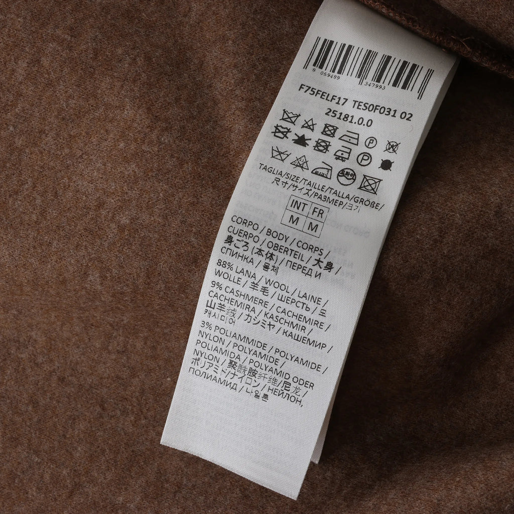 Eleventy Wool Trousers in Beige, Size M