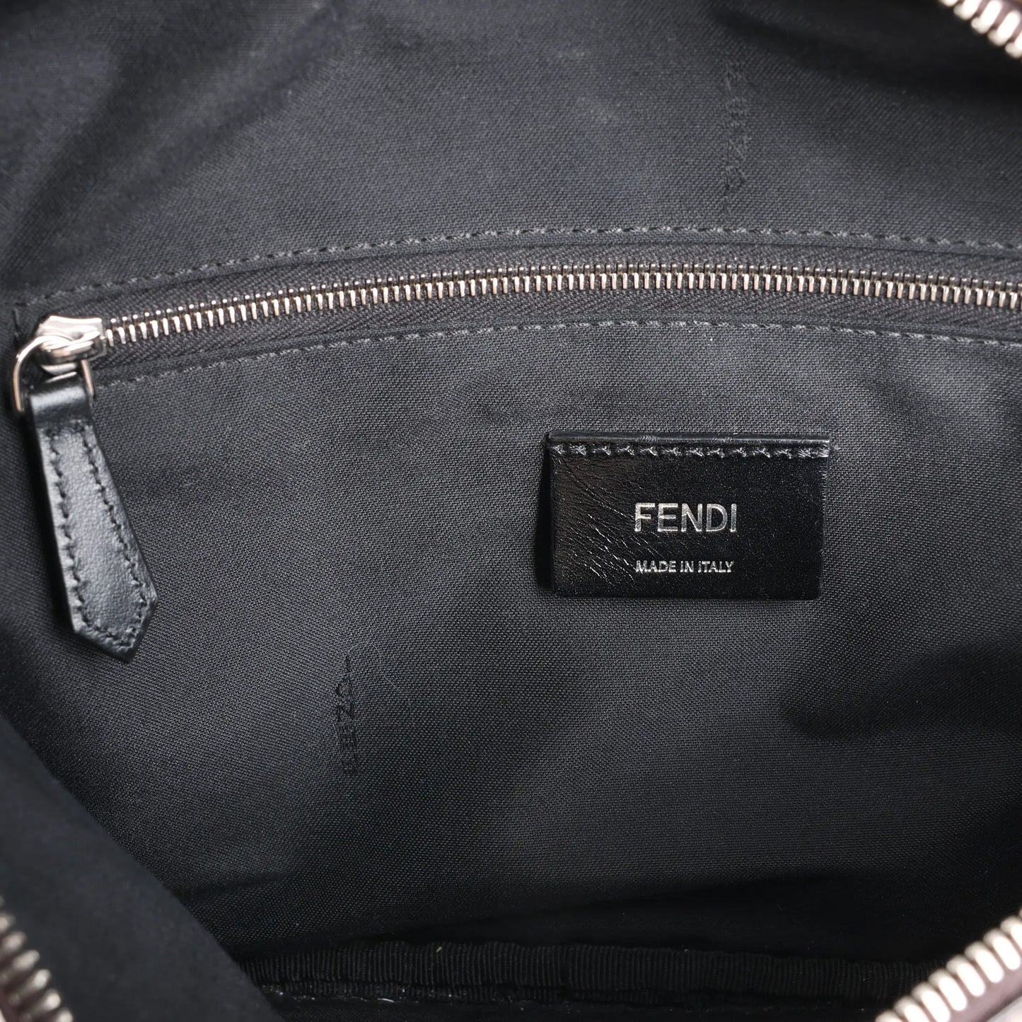 Fendi Diagonal Bi-Color Belt Bag in Tobacco Moro Sand Black