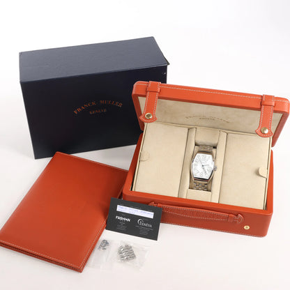 Franck Muller Casablanca 8880C 1212 SS QZ Watch with White Dial