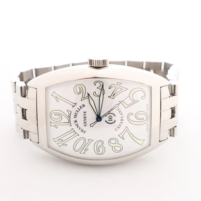 Franck Muller Casablanca 8880C 1212 SS QZ Watch with White Dial