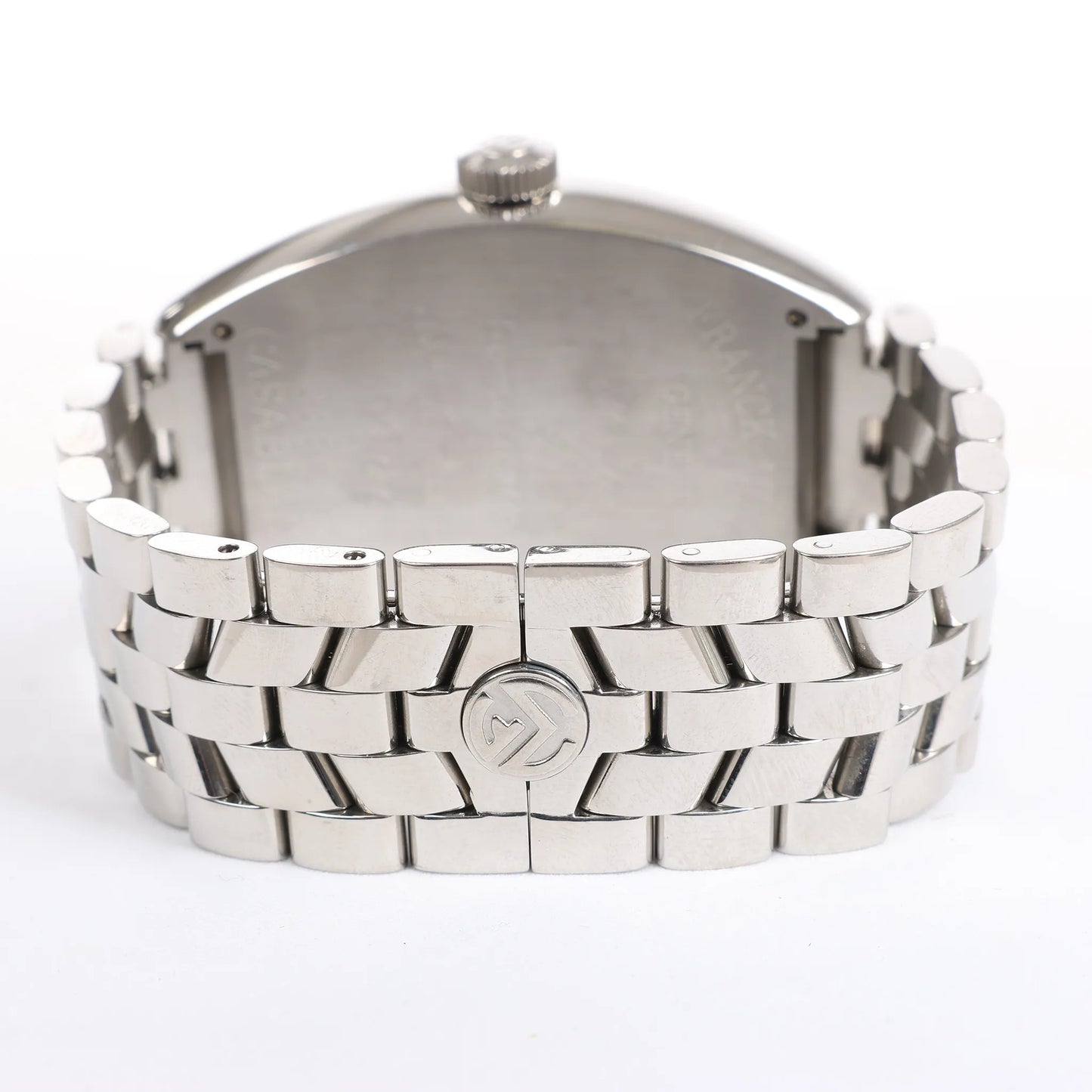 Franck Muller Casablanca 8880C 1212 SS QZ Watch with White Dial