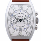 Reloj Franck Muller Tonneau Curvex 722 SS QZ con esfera azul