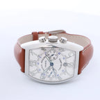 Reloj Franck Muller Tonneau Curvex 722 SS QZ con esfera azul