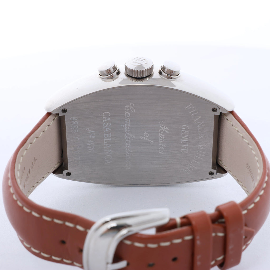 Reloj Franck Muller Tonneau Curvex 722 SS QZ con esfera azul