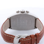 Reloj Franck Muller Tonneau Curvex 722 SS QZ con esfera azul