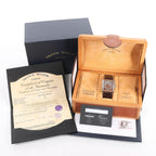 Franck Muller Conquistador 10002MQZ #10 Leather x SS QZ Watch with Brown Dial