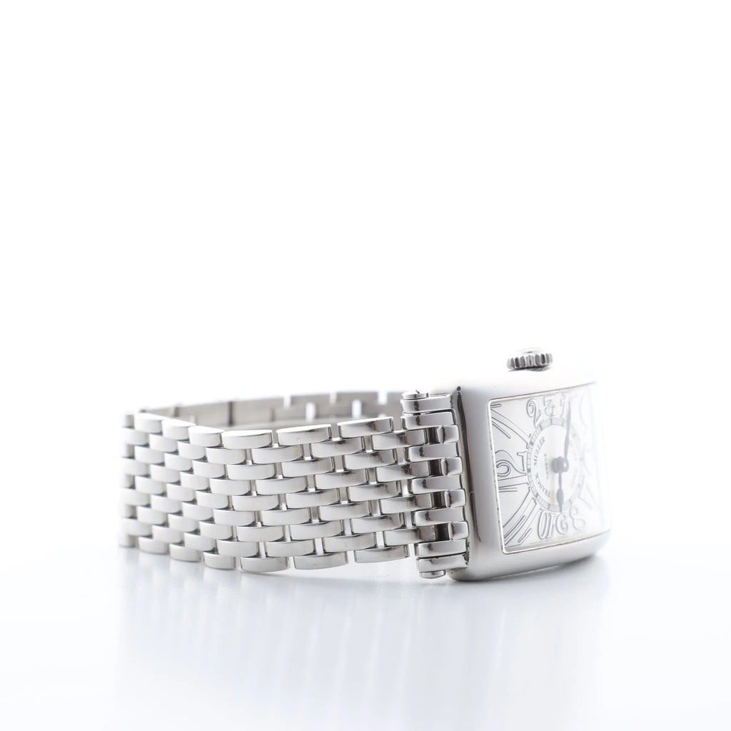 Franck Muller Long Island 902QZ 256 SS QZ Silver-Face Watch