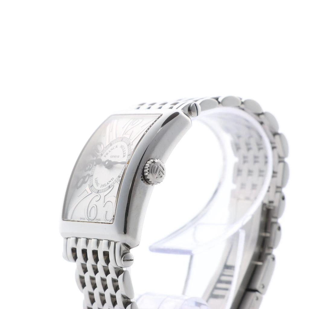 Franck Muller Long Island 902QZ 256 SS QZ Silver-Face Watch