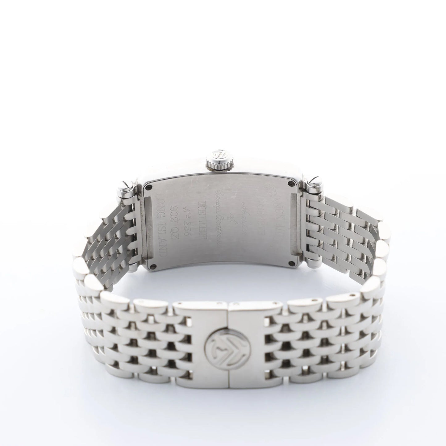 Franck Muller Long Island 902QZ 256 SS QZ Silver-Face Watch