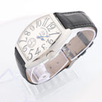 Franck Muller Tonneau Curvex 6850S6GG 445 SS AT Watch with White Dial