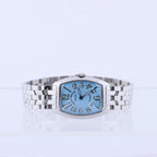 Franck Muller Tonneau Curvex 722 SS QZ Blue-Face Watch