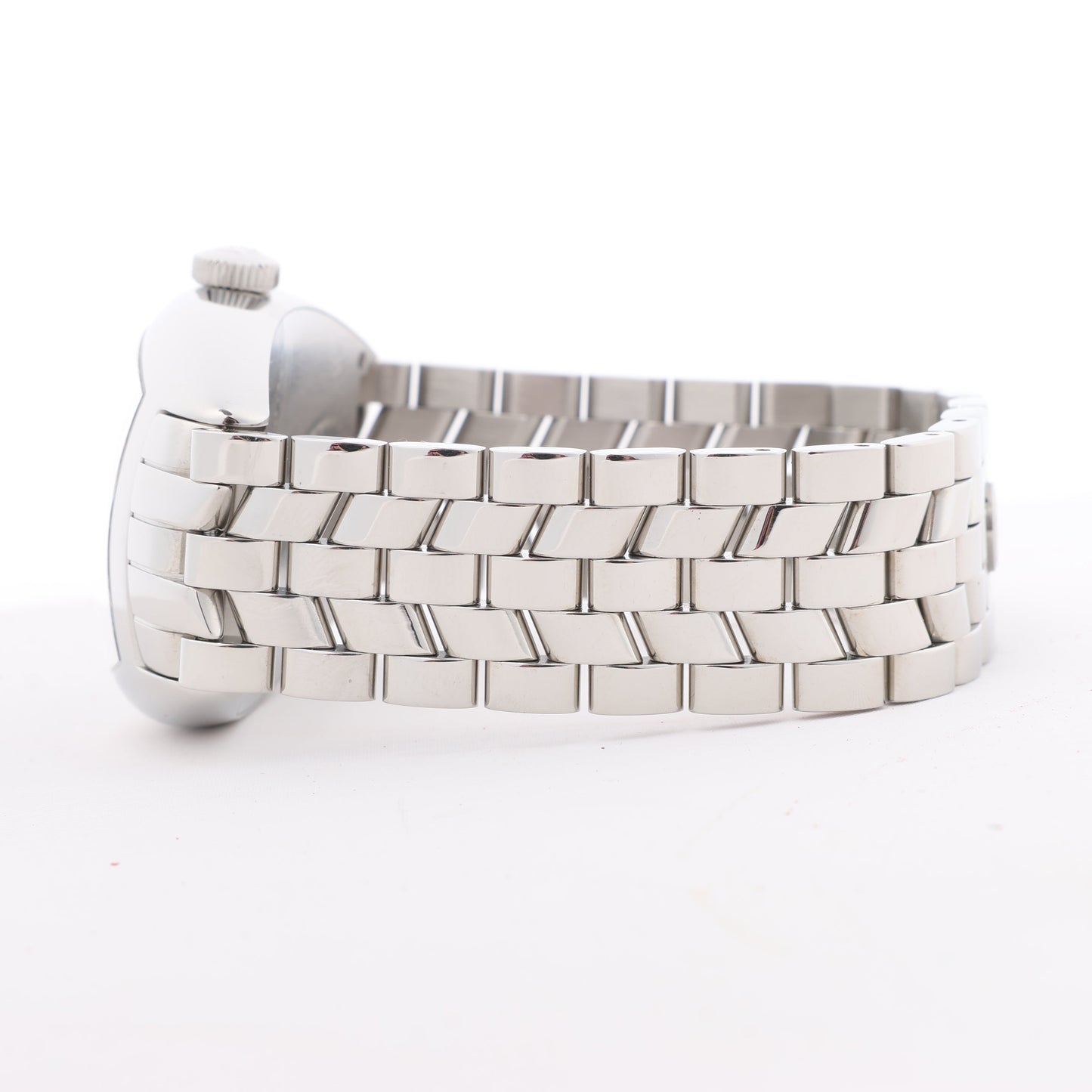 Franck Muller Tonneau Curvex Reliefs 8880SCDT REL 230 SS SS AT Uhr mit schwarzem Zifferblatt