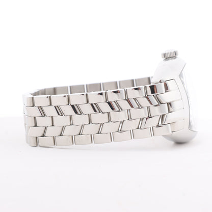 Franck Muller Tonneau Curvex Reliefs 8880SCDT REL 230 SS SS AT Uhr mit schwarzem Zifferblatt