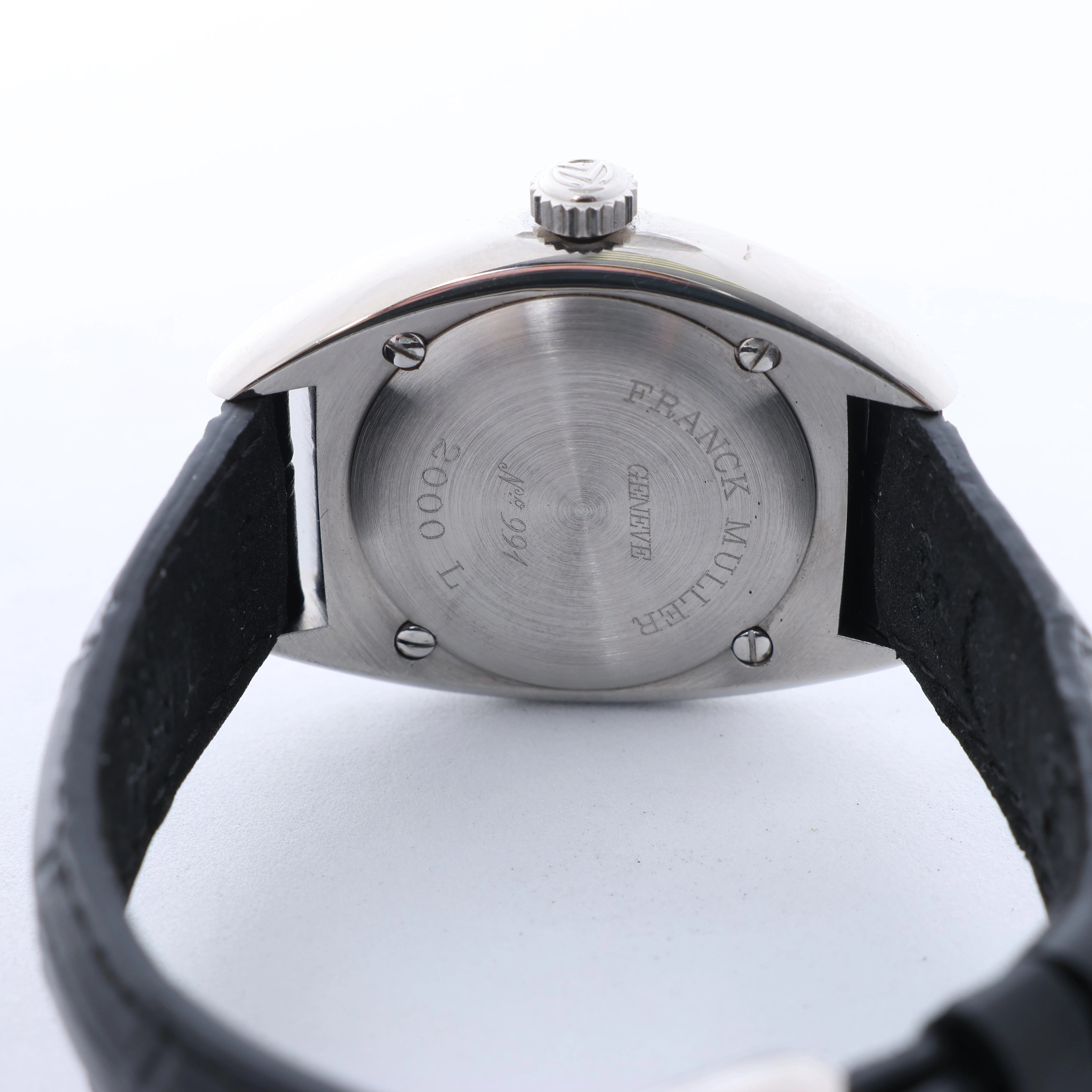 FRANCK MULLER Transamerican 2000L 991 SS QZ Black Dial Watch