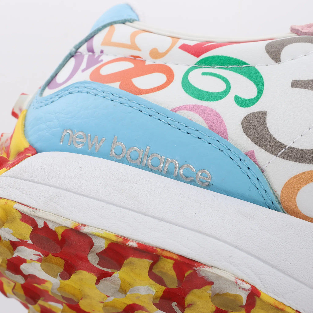 FRANCK MULLER x NEW BALANCE Leather Sneakers in Multicolor MS327FMB, Size 44.5 EU