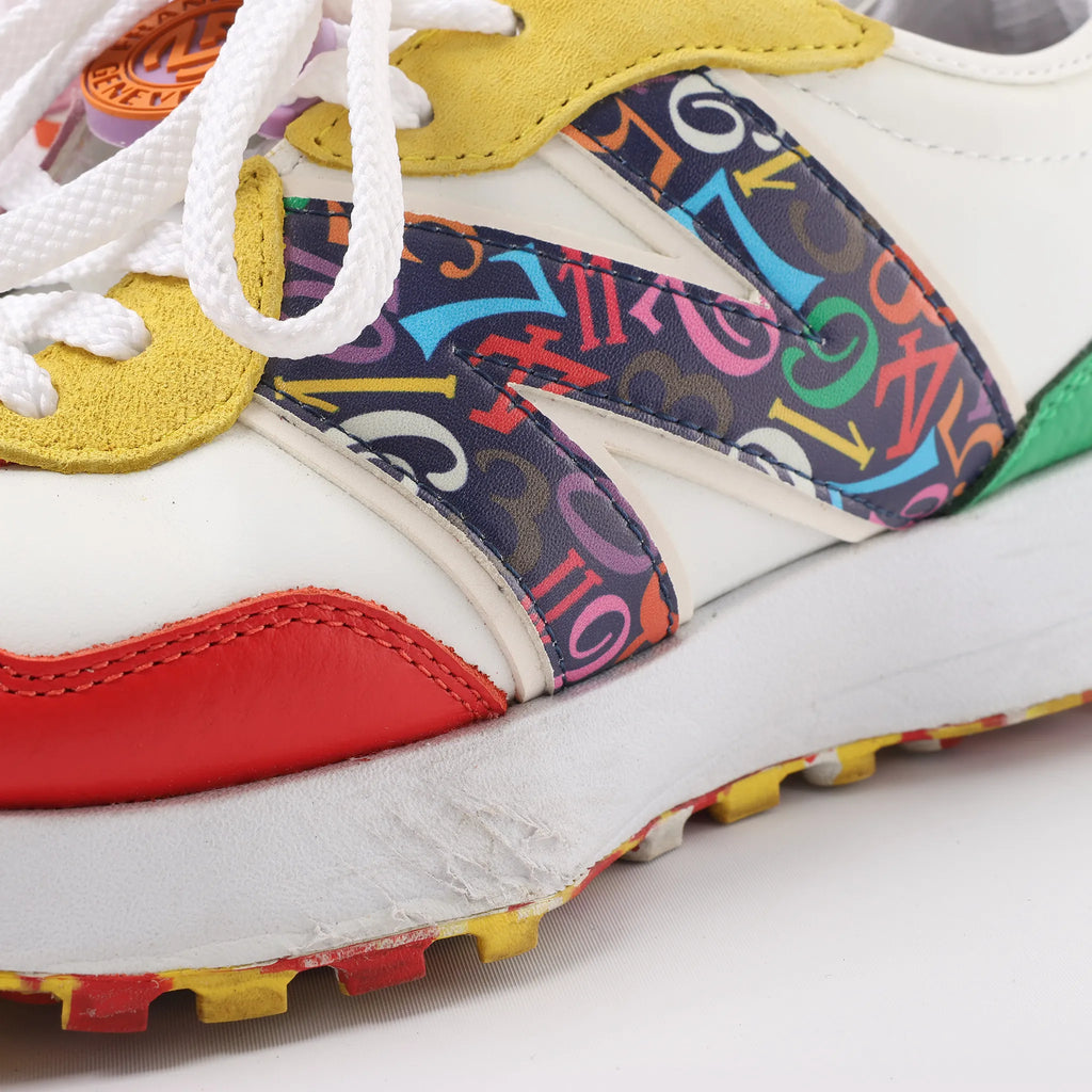 FRANCK MULLER x NEW BALANCE Leather Sneakers in Multicolor MS327FMB, Size 44.5 EU