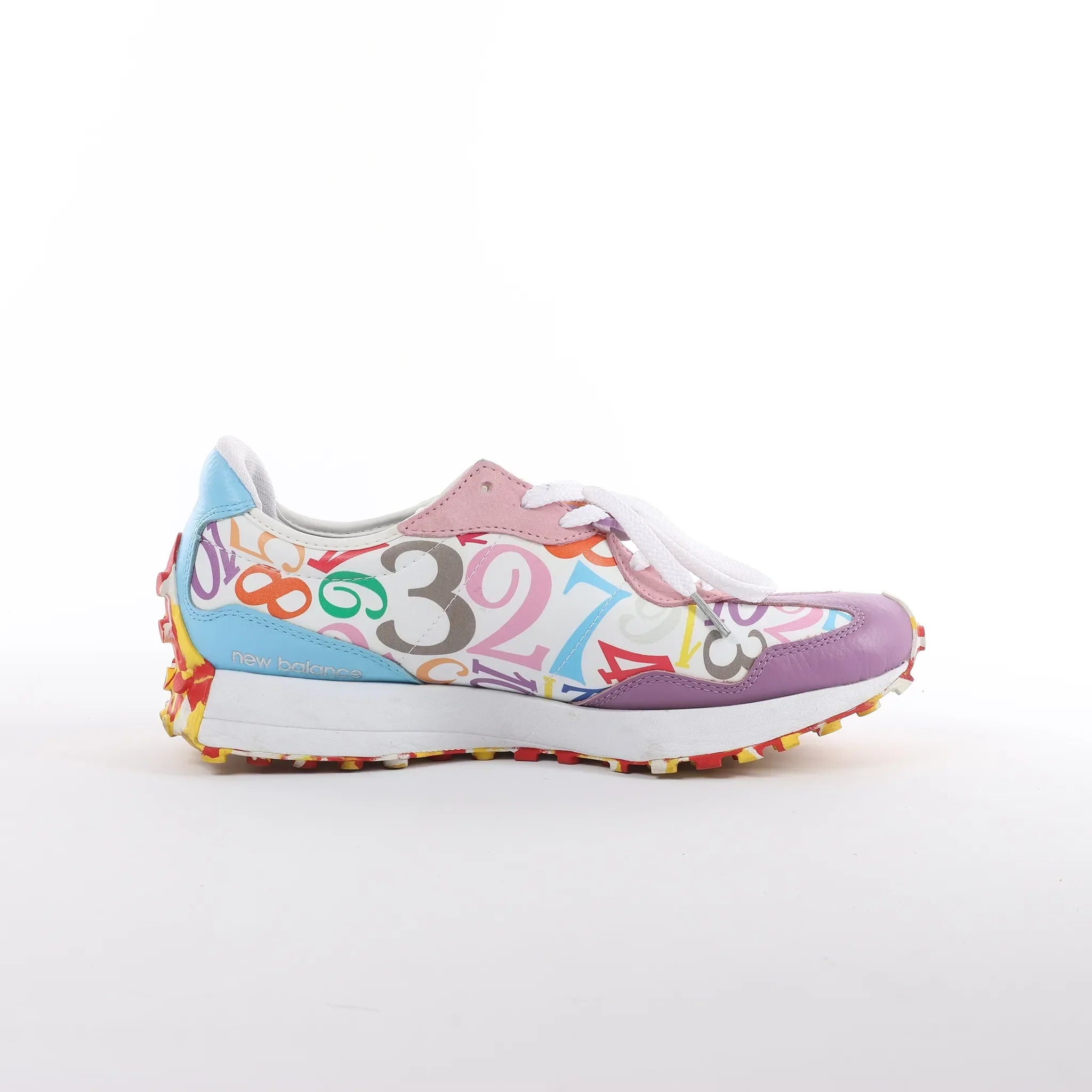 FRANCK MULLER x NEW BALANCE Leather Sneakers in Multicolor MS327FMB, Size 44.5 EU