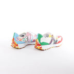 FRANCK MULLER x NEW BALANCE Leather Sneakers in Multicolor MS327FMB, Size 44.5 EU