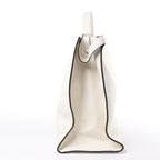 Fendi Peek-a-boo X-light Leather Handbag in White 7VA448