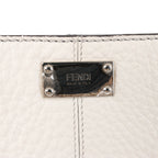 Fendi Peek-a-boo X-light Leather Handbag in White 7VA448