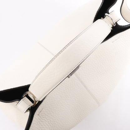 Fendi Peek-a-boo X-light Leather Handbag in White 7VA448
