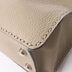 Fendi Peek-a-boo X-light  ICU Co., Ltd. Leather Handbag in Beige 7VA528