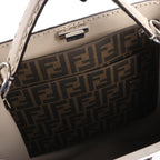 Fendi Peek-a-boo X-light  ICU Co., Ltd. Leather Handbag in Beige 7VA528