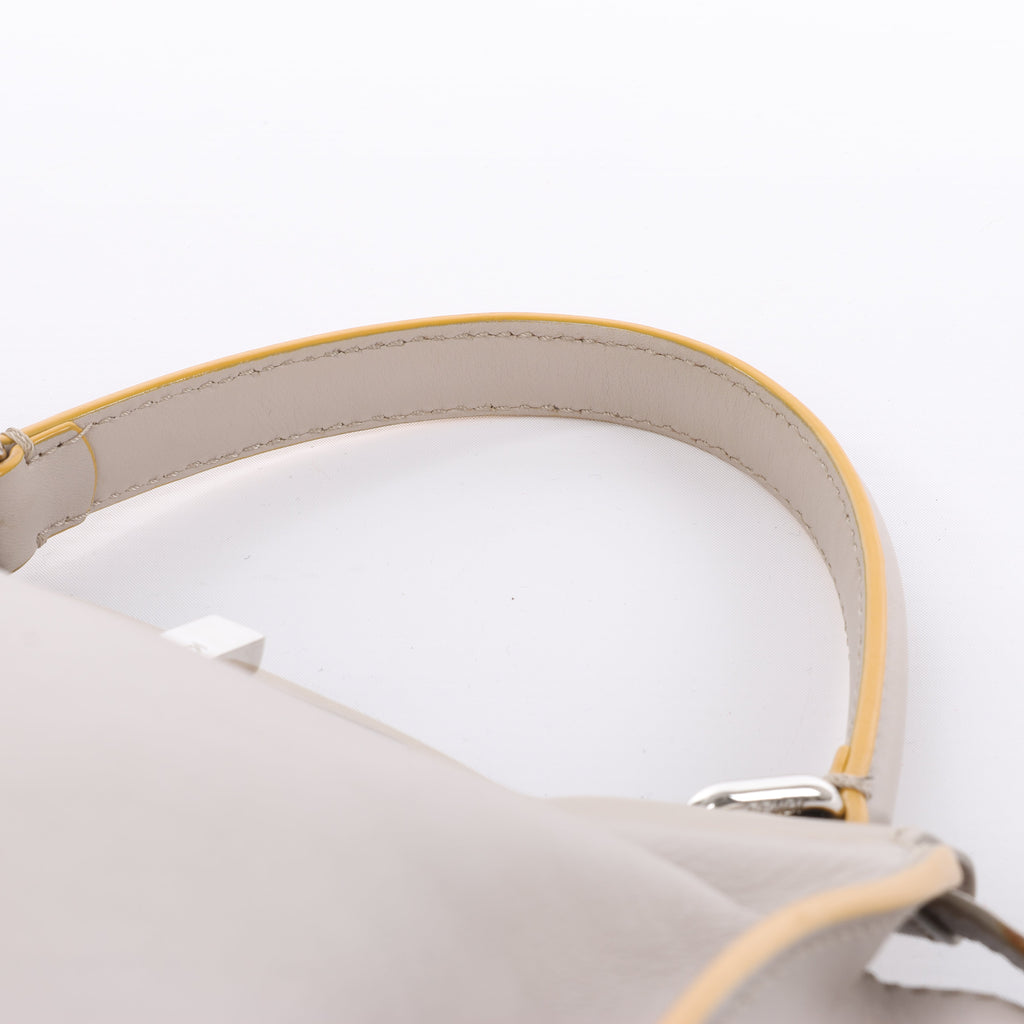 Fendi Peekaboo Regular Leather 2Way Handbag in Gray