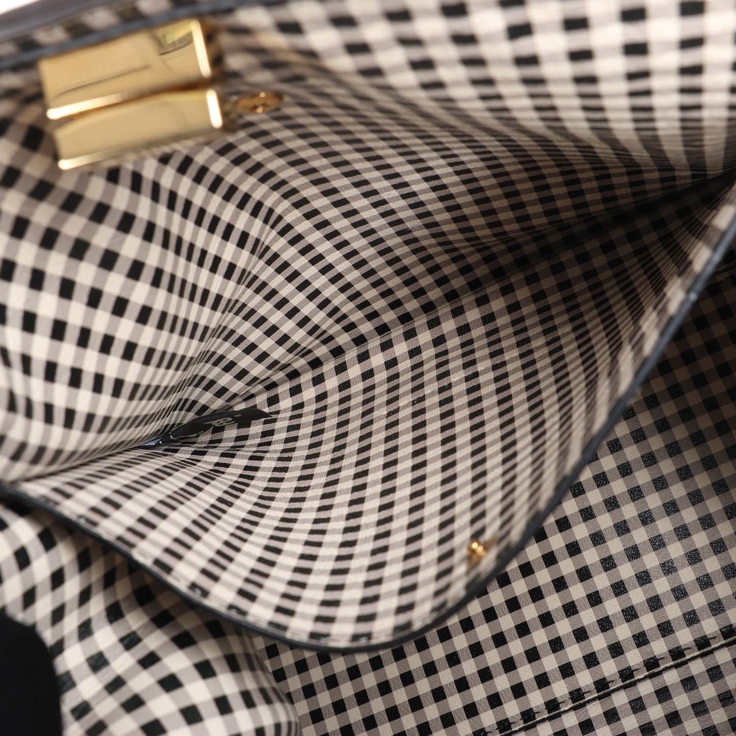 Fendi Peek-a-boo X-light Leather 2 Way Shoulder Bag in Brown