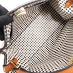 Fendi Peek-a-boo X-light Leather 2 Way Shoulder Bag in Brown